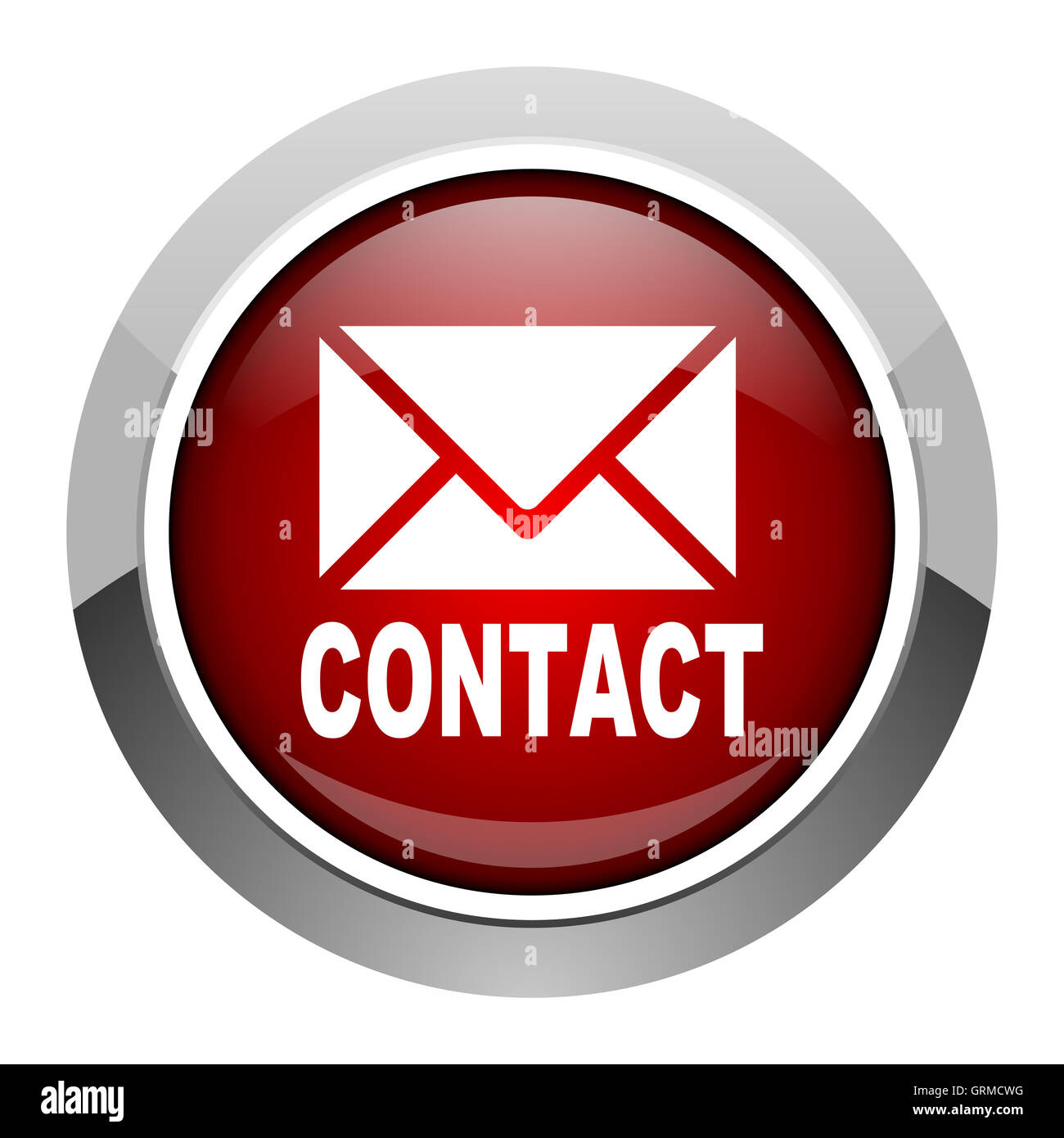 Contact us email icon glossy hi-res stock photography and images - Alamy