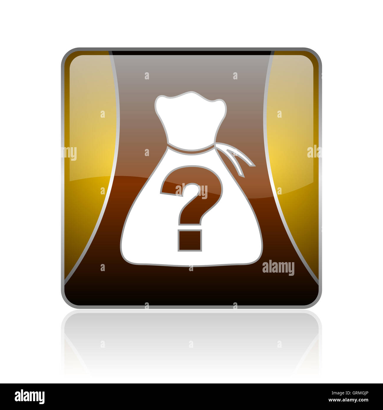 Golden question mark button hi-res stock photography and images - Alamy