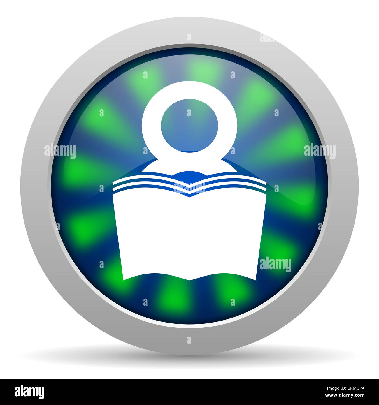 Modern book icon hi-res stock photography and images - Alamy