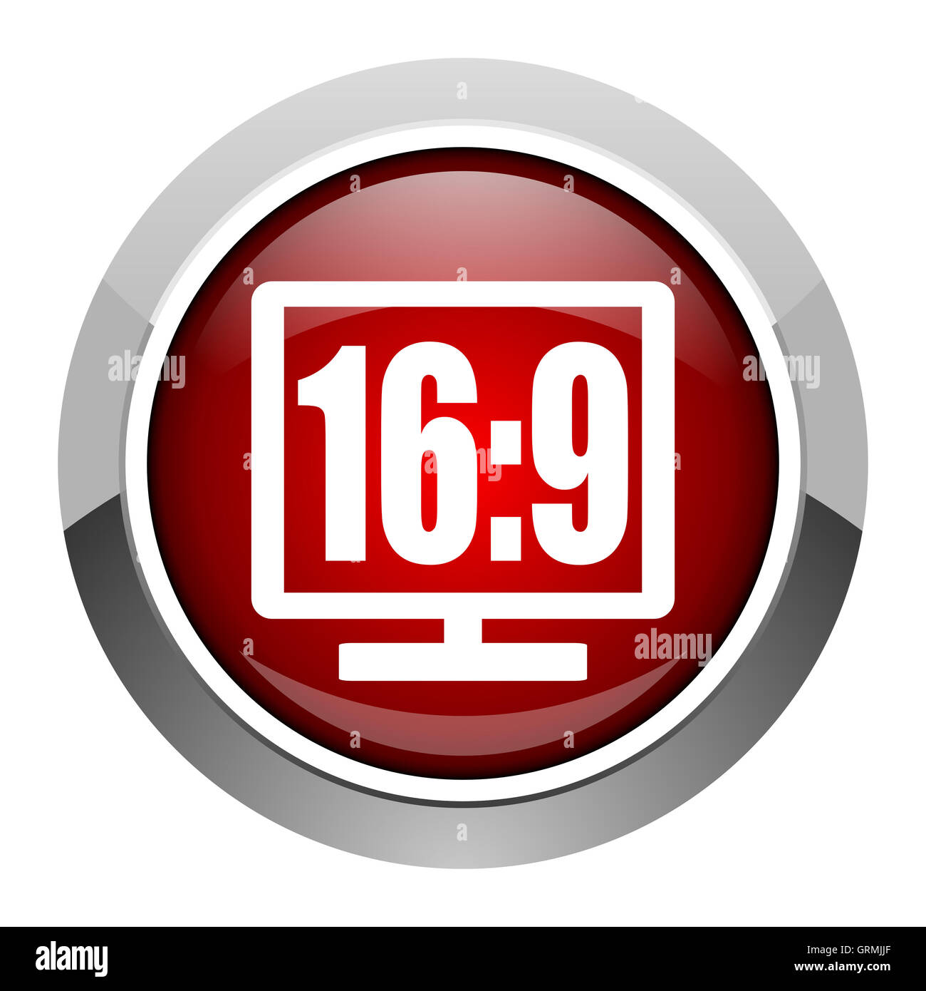 16 9 display icon hi-res stock photography and images - Alamy