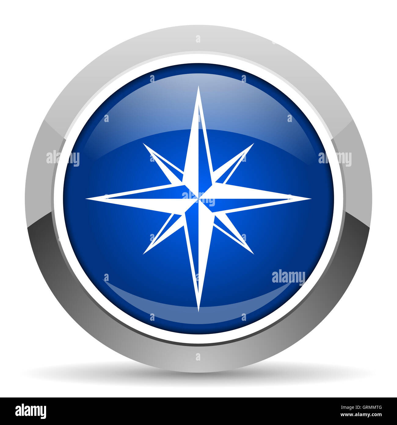 compass icon Stock Photo