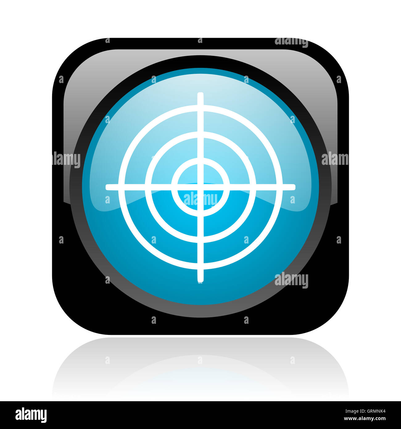 Leadership blue 3d square hi-res stock photography and images - Alamy