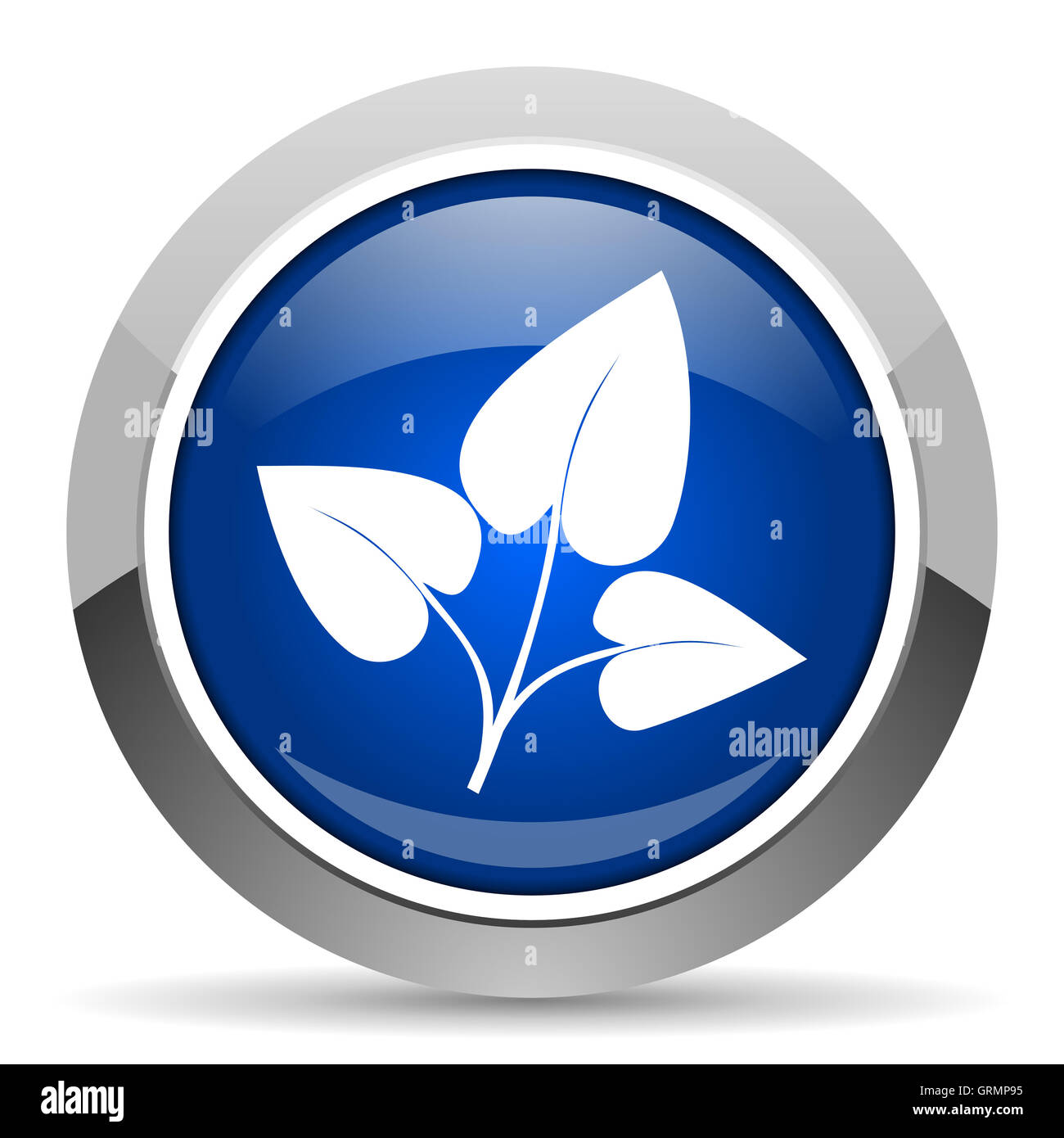 Ecology plant leaf icon hi-res stock photography and images - Alamy