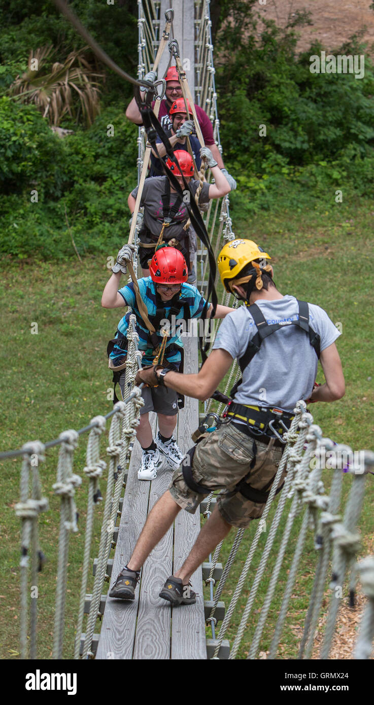 Zip Line park on Hilton Head Island, South Carolina Stock Photo Alamy