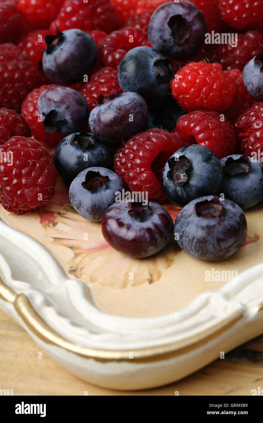 Mixed fresh berries Stock Photo