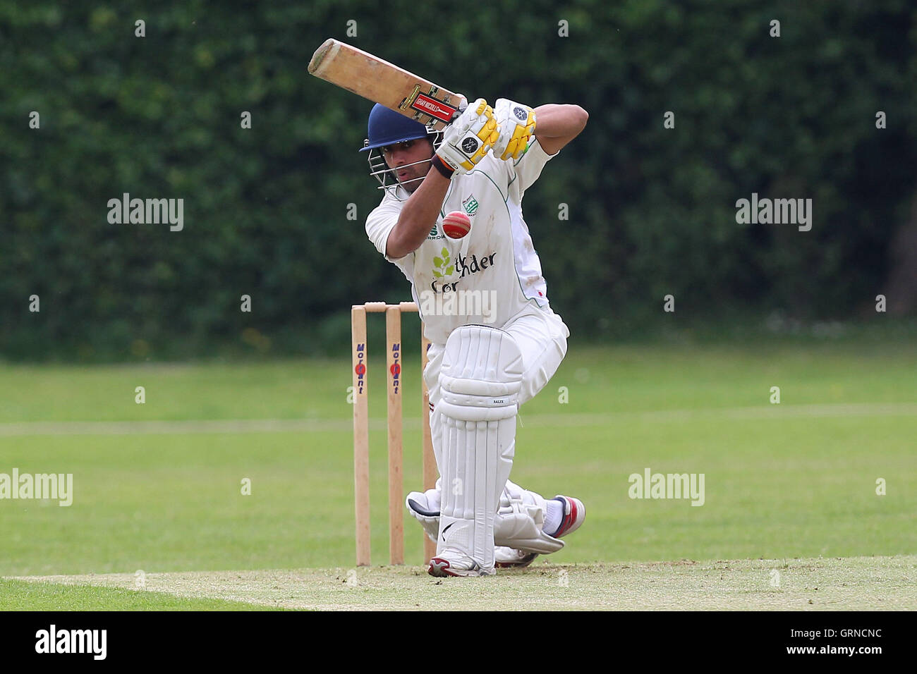 Upminster CC vs Chelmsford CC - Essex Cricket League - 17/05/14 Stock Photo