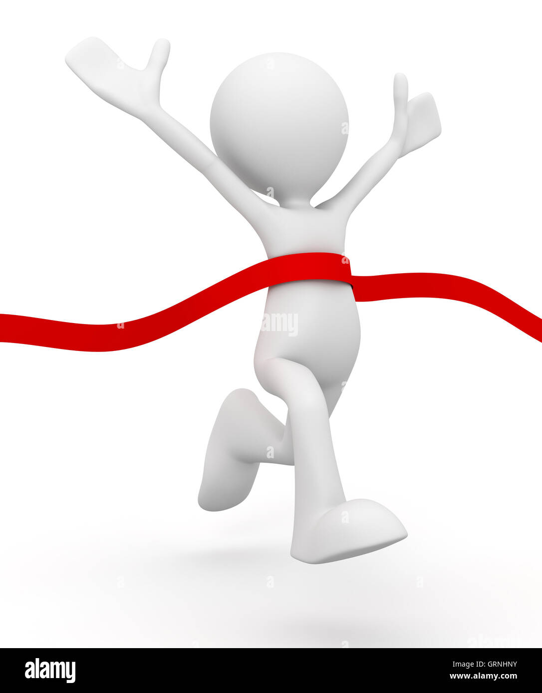 Cartoon illustration start finish line hi-res stock photography and ...