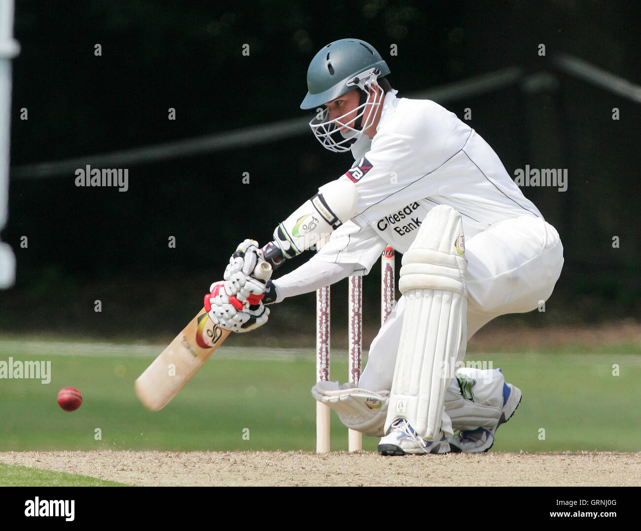 Glenn Querl of Essex - Essex CCC 2nd XI vs Middlesex CCC 2nd XI at Bishops Stortford Cricket Club Stock Photo