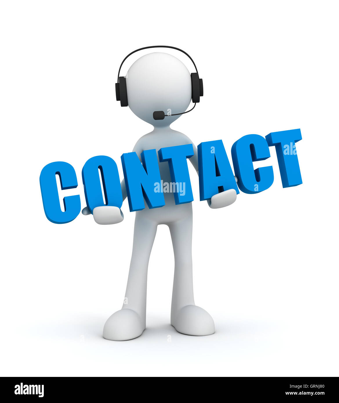 holding contact concept illustration Stock Photo Alamy