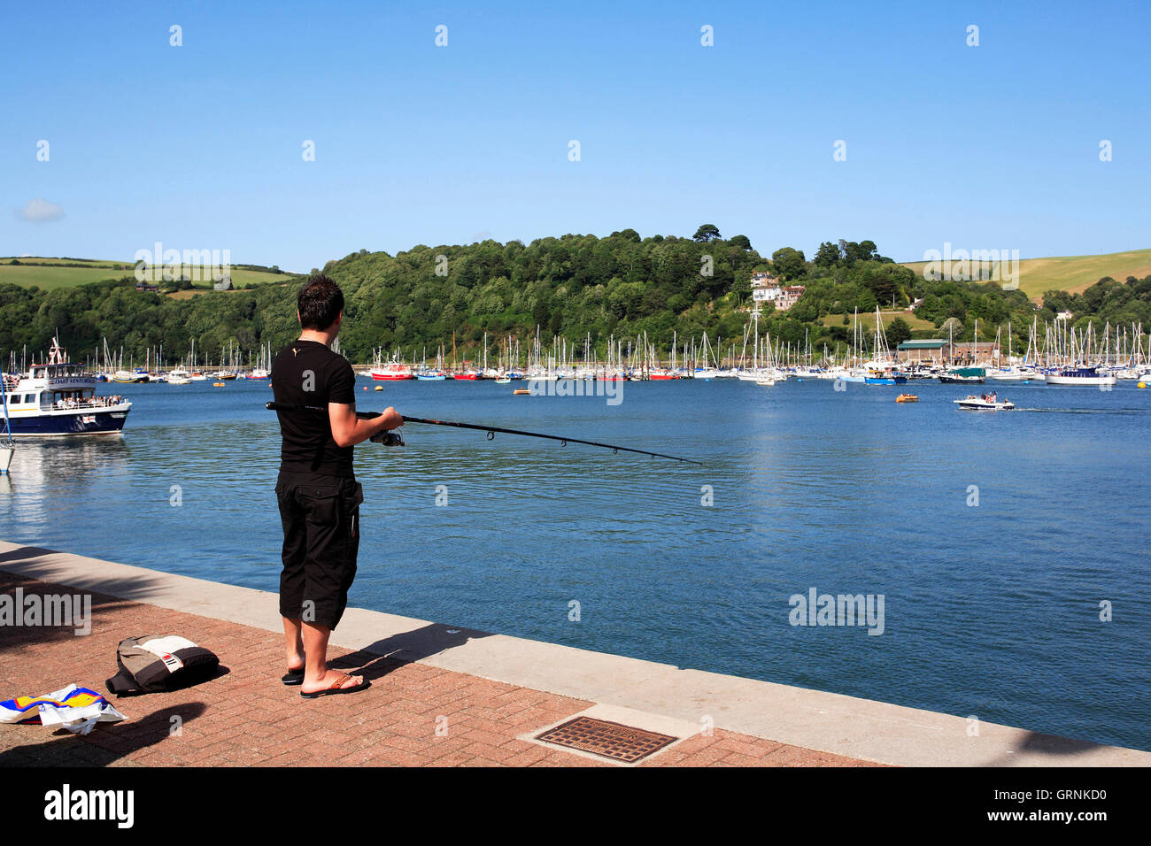 Fishing, Dartmouth & River Dart, Devon Stock Photo Alamy