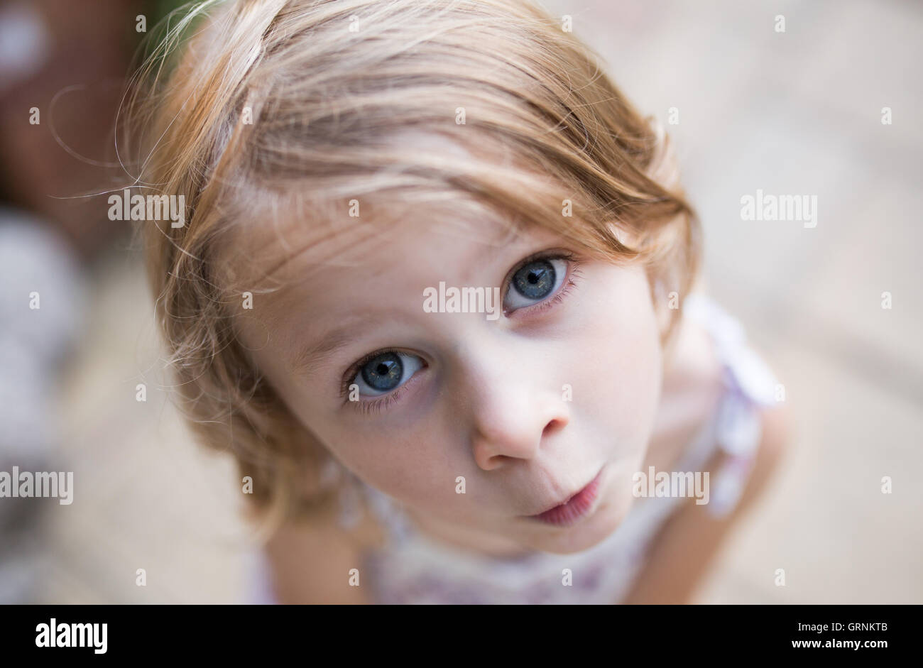 Making eyes to the camera Stock Photo