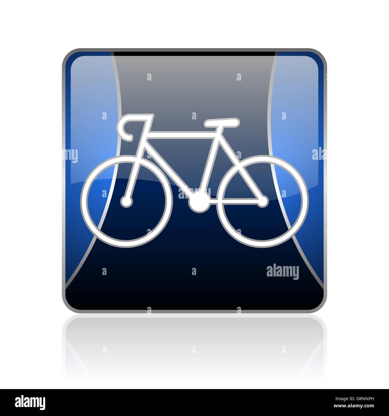 Blue and white bicycle hi-res stock photography and images - Alamy