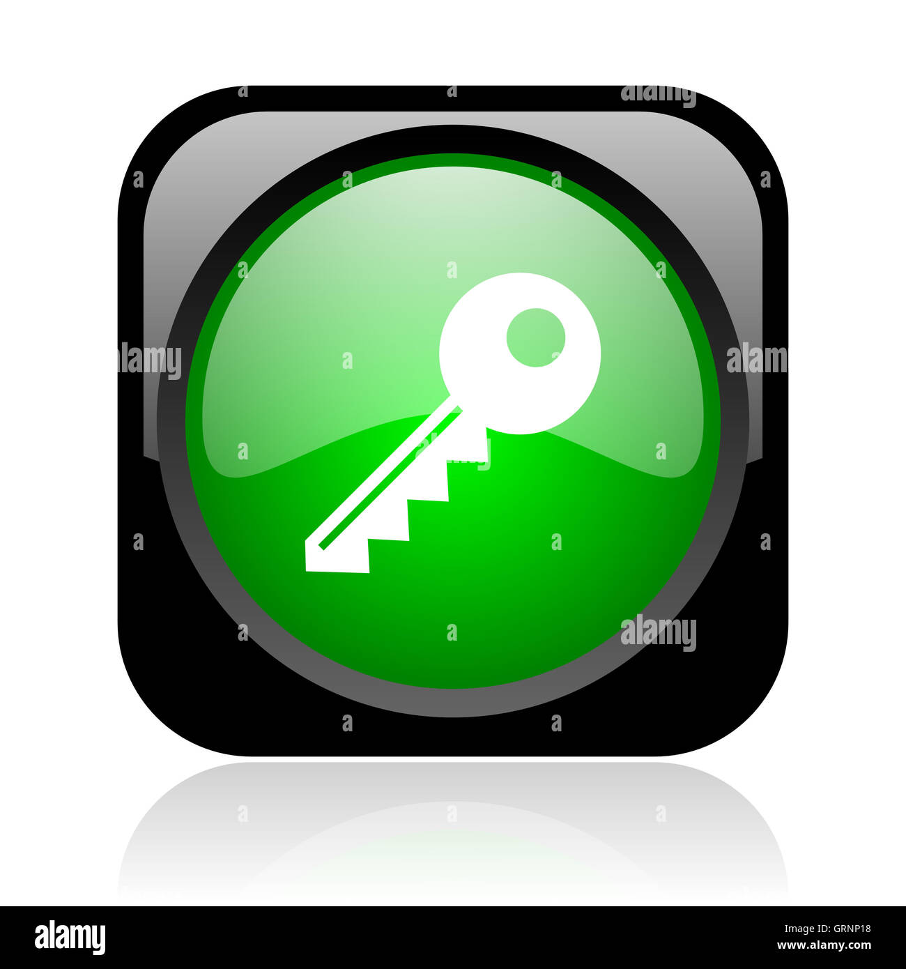 3d house key green Cut Out Stock Images & Pictures - Alamy