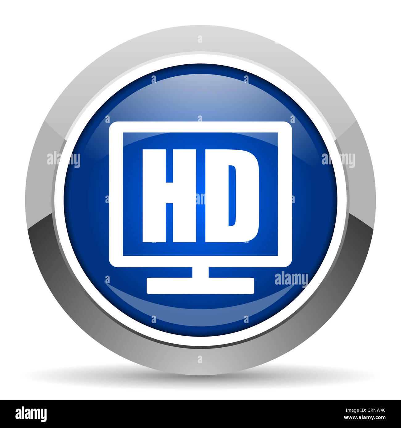 hd display icon Stock Photo