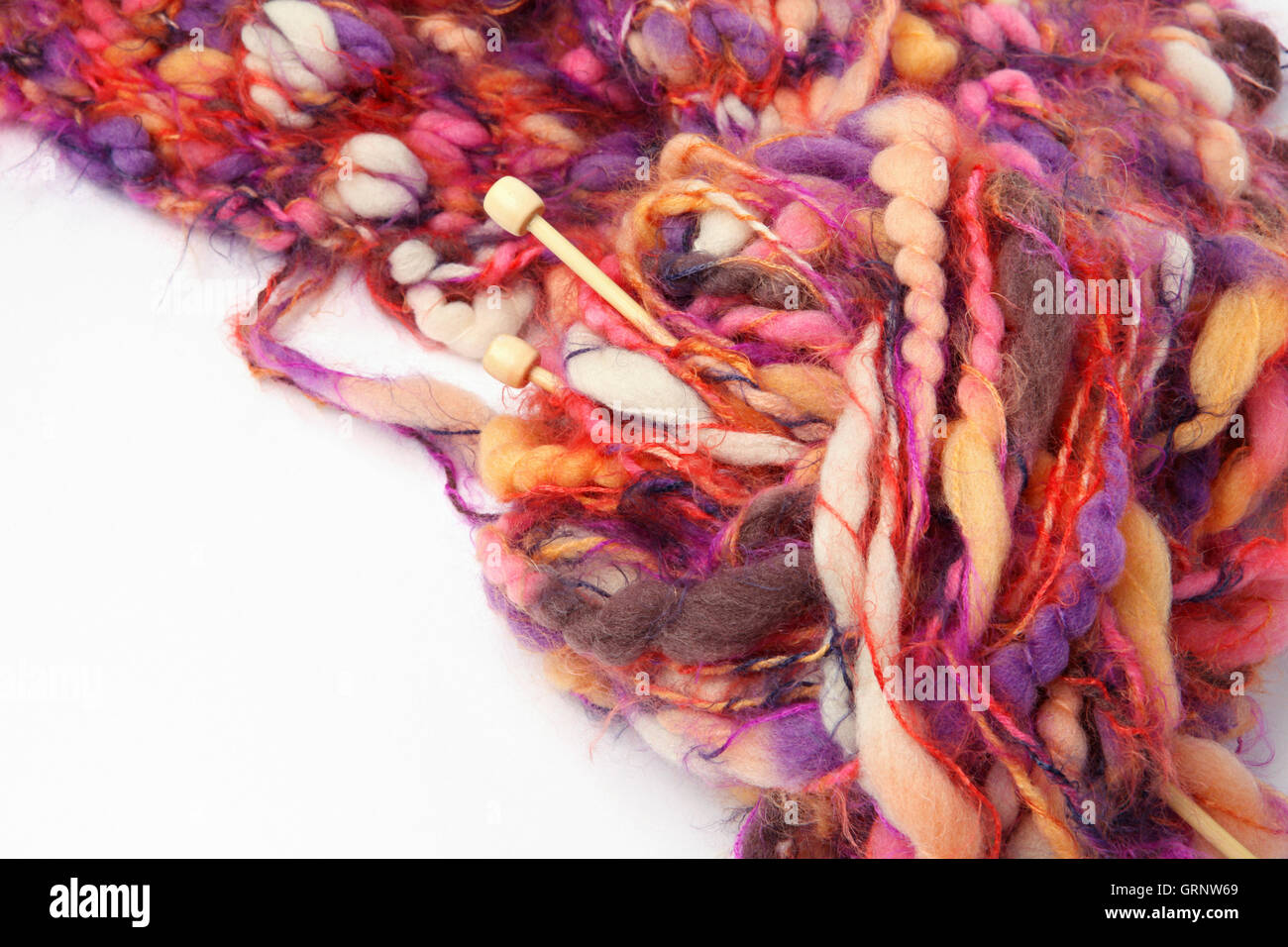 Image of colorful yarn Stock Photo