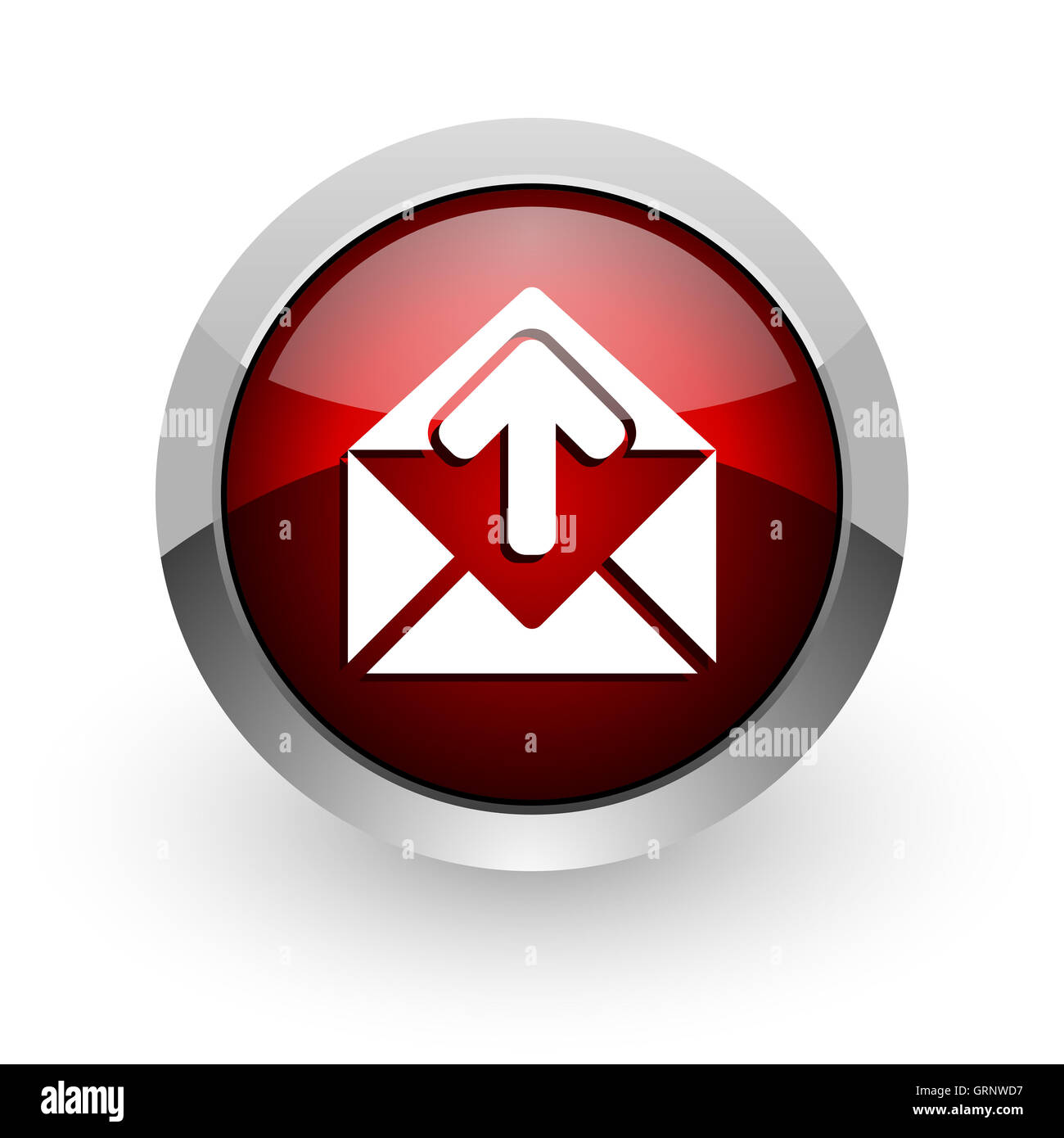 Mail icon circle hi-res stock photography and images - Alamy