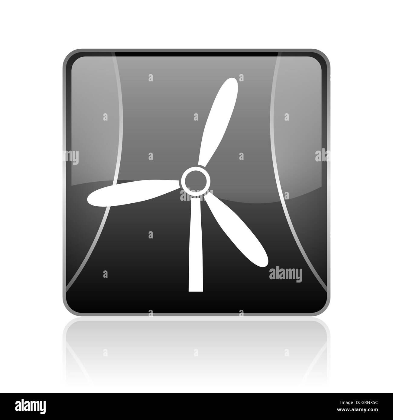 Alternative energy icon black Black and White Stock Photos & Images - Alamy