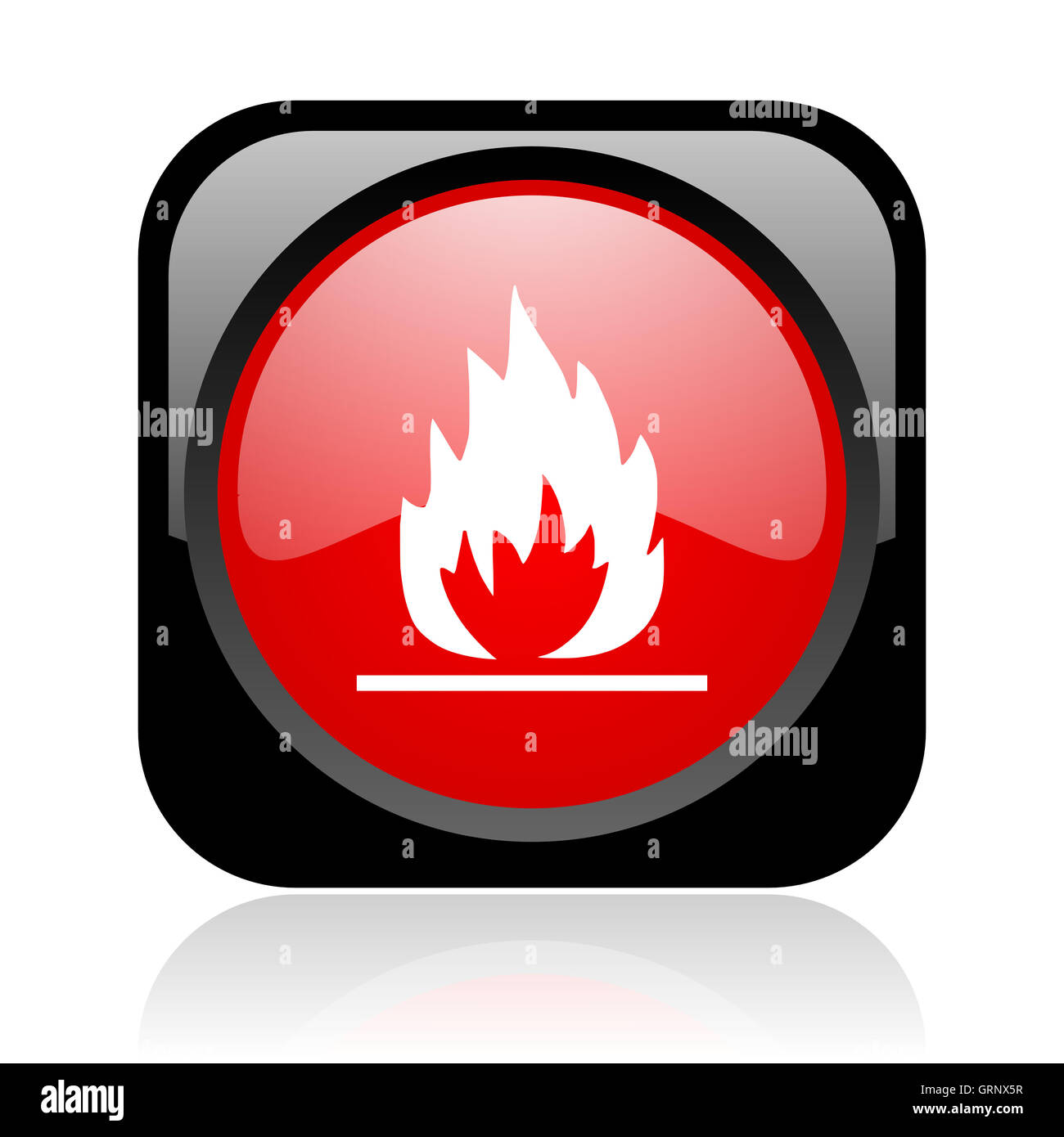 Flames black Cut Out Stock Images & Pictures - Alamy
