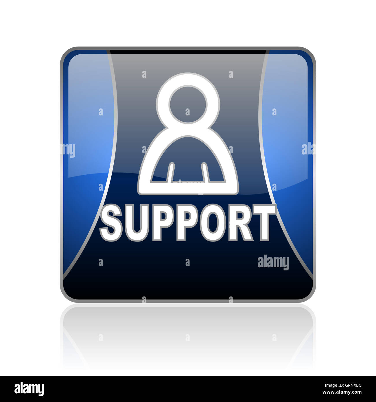 Help support blue icon Cut Out Stock Images & Pictures - Alamy