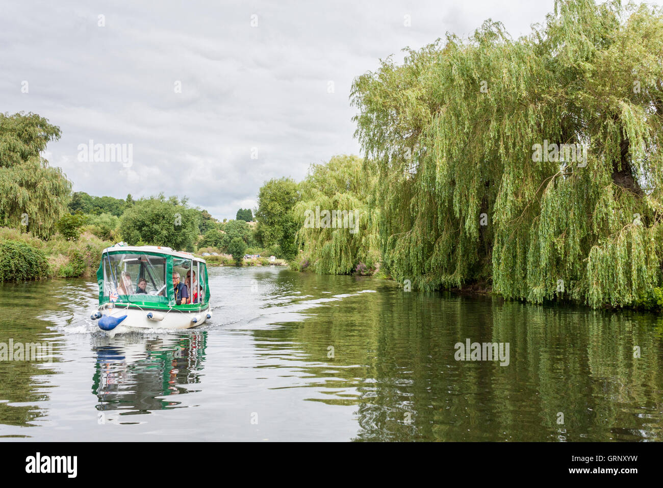 River Taxi on the river Avon, StratforduponAvon, Warwickshire