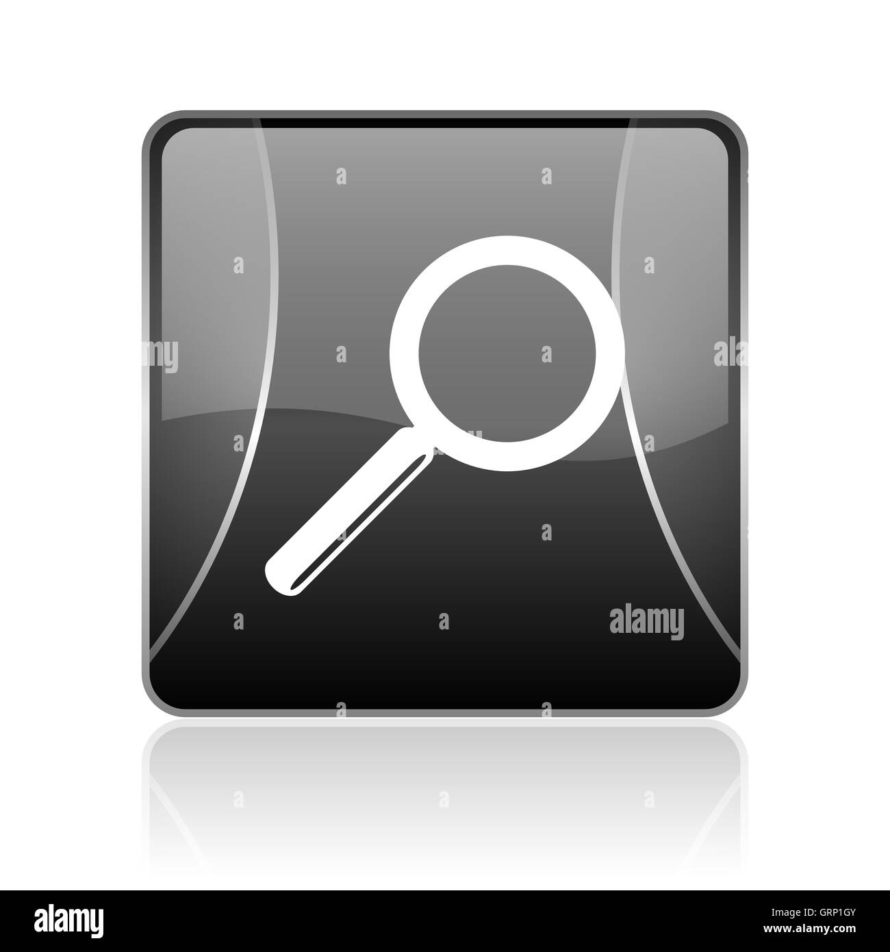 Search engine icon black Cut Out Stock Images & Pictures - Alamy