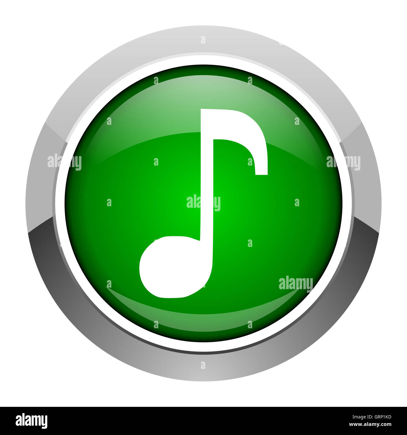 Music note 3d icon Cut Out Stock Images & Pictures - Alamy