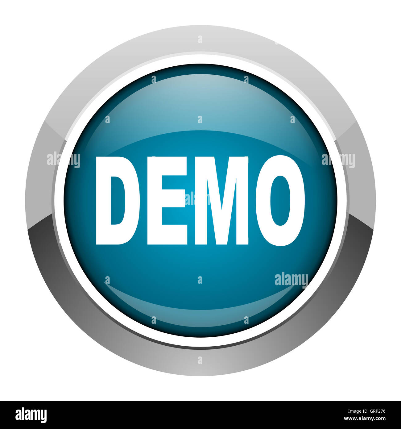 demo icon Stock Photo