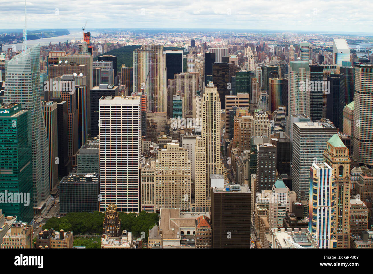 New York, USA June 26, 2012 Rooftop view of New York City. It is the