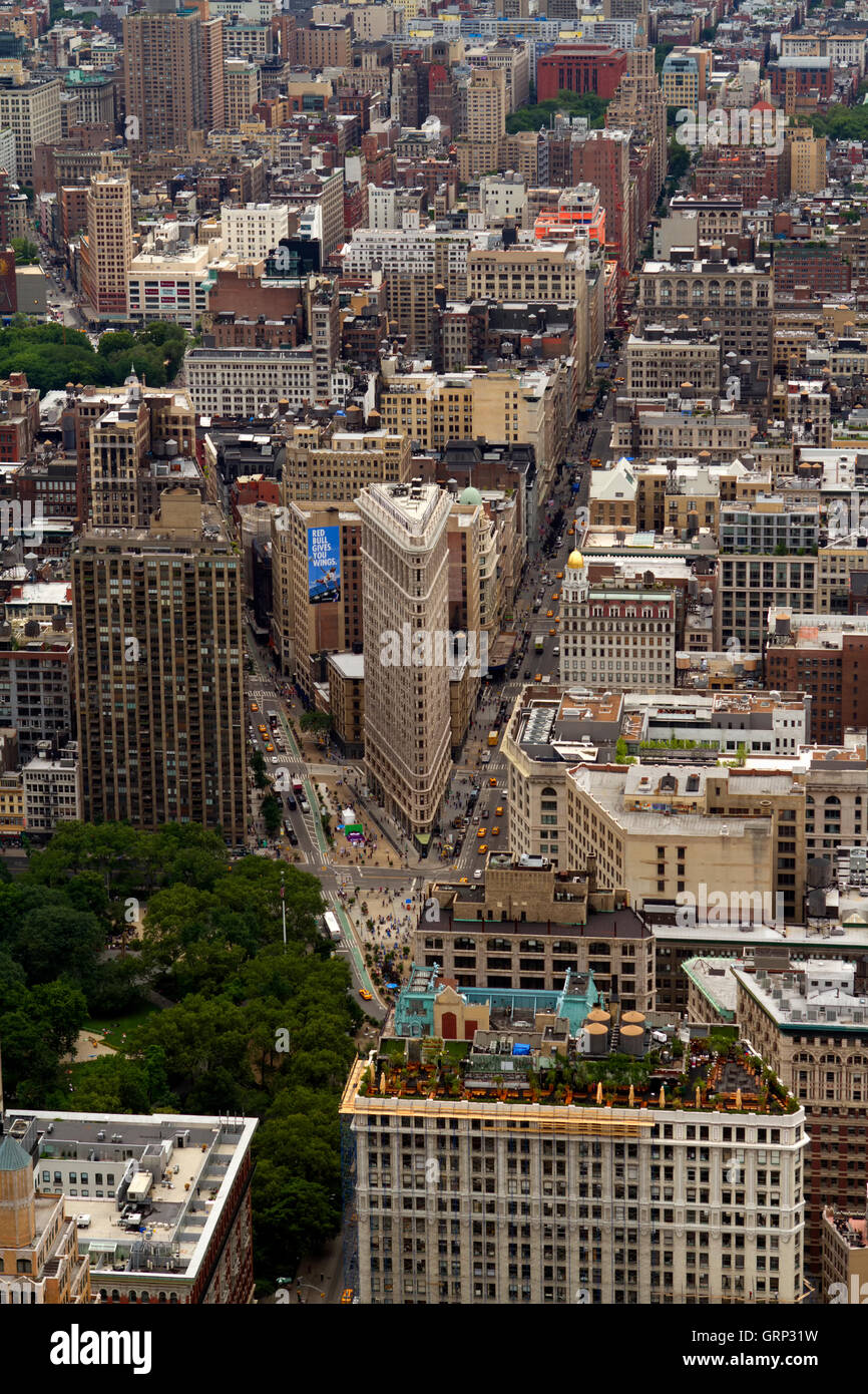New York, USA June 26, 2012 Rooftop view of New York City. It is the