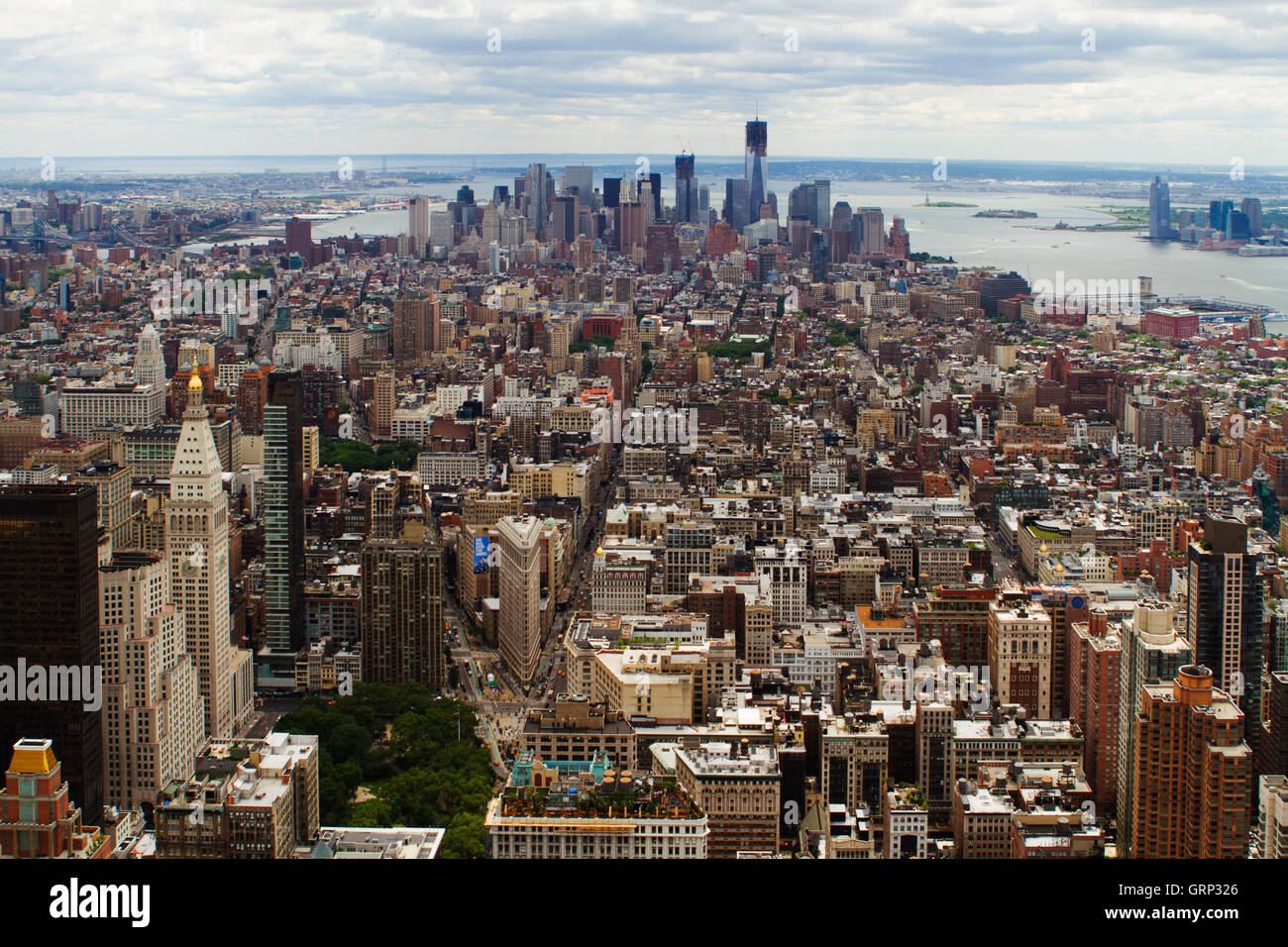 New York, USA June 26, 2012 Rooftop view of New York City. It is the