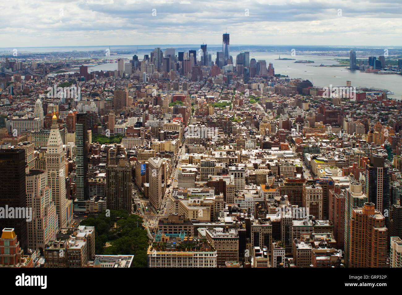 New York, USA June 26, 2012 Rooftop view of New York City. It is the