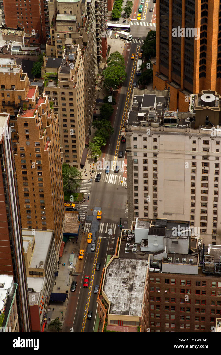 New York, USA June 26, 2012 Rooftop view of New York City. It is the