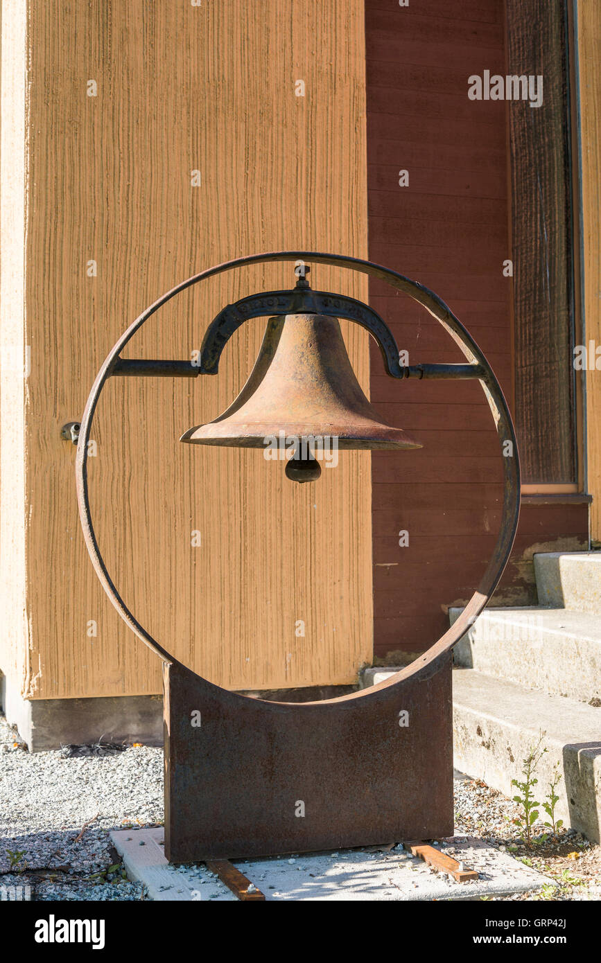 Bell, Summerland Museum, Okanagan Valley, British Columbia, Canada Stock Photo