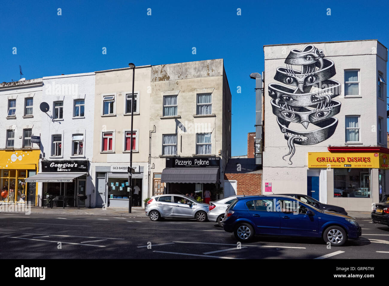 Shops in Herne Hill, London England United Kingdom UK Stock Photo Alamy