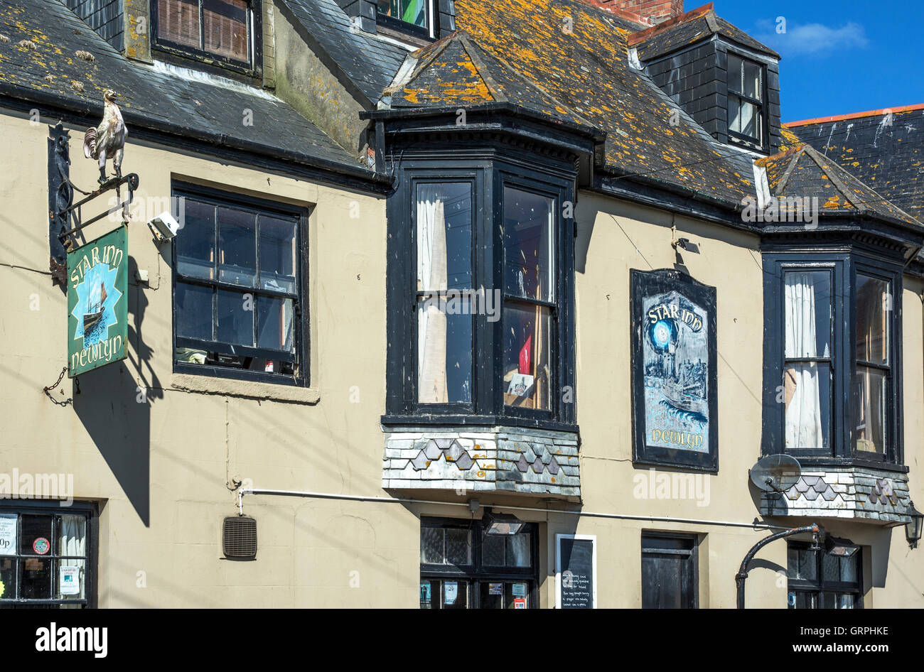 The Star Inn at Newlyn near Penzance in Cornwall, England, UK Stock Photo