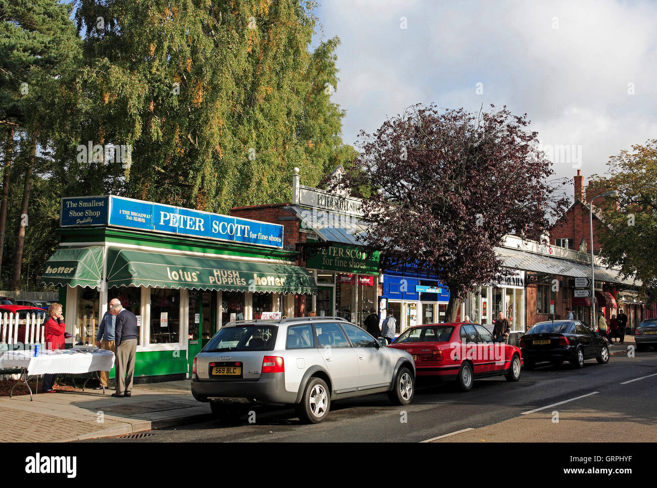 High Street, Woodhall Spa, Lincolnshire Stock Photo Alamy