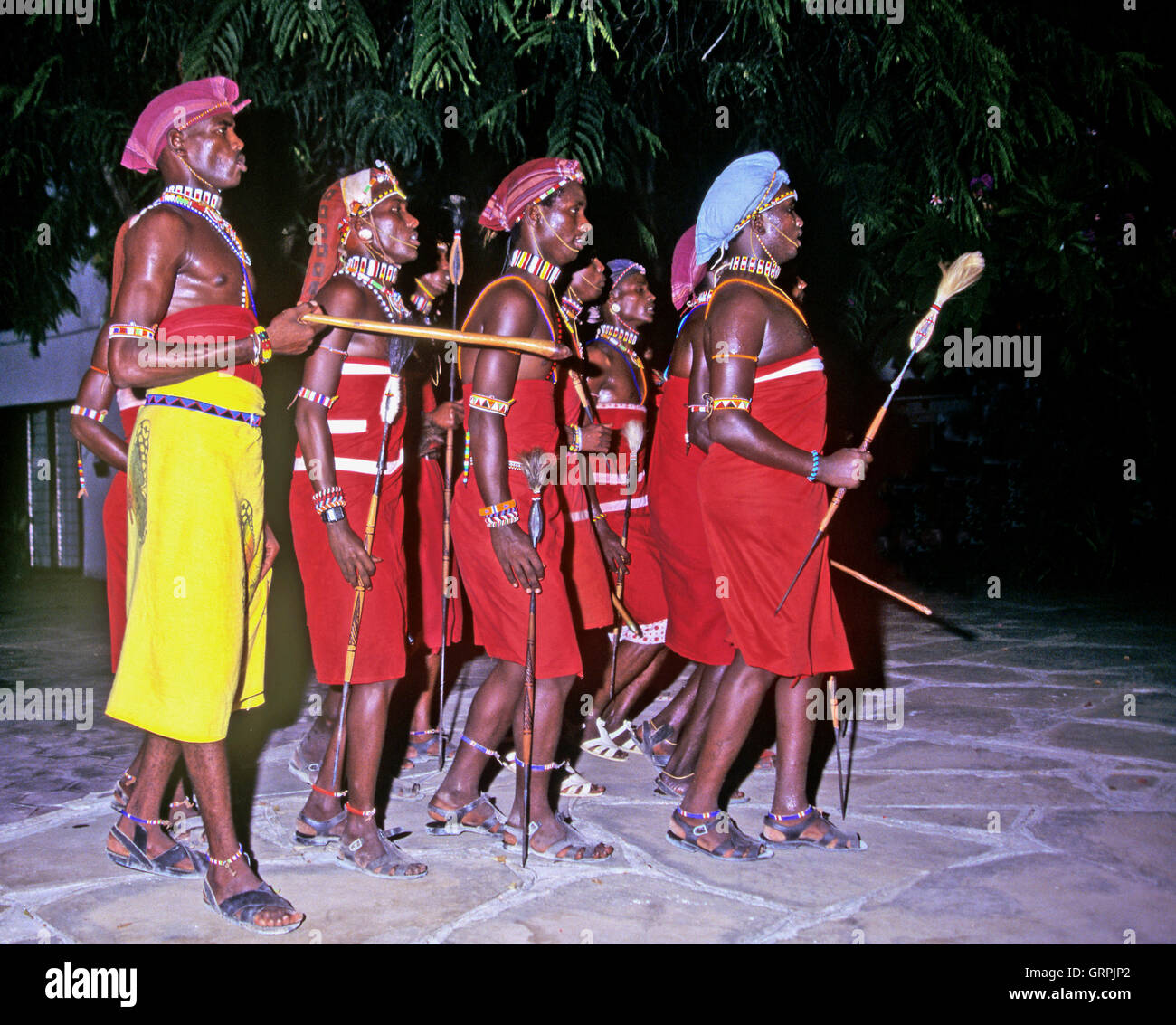 Masai dancers, Mombasa, Kenya, East Africa Stock Photo - Alamy