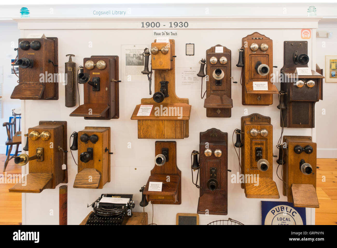New Hampshire Telephone museum in Warner NH Stock Photo Alamy