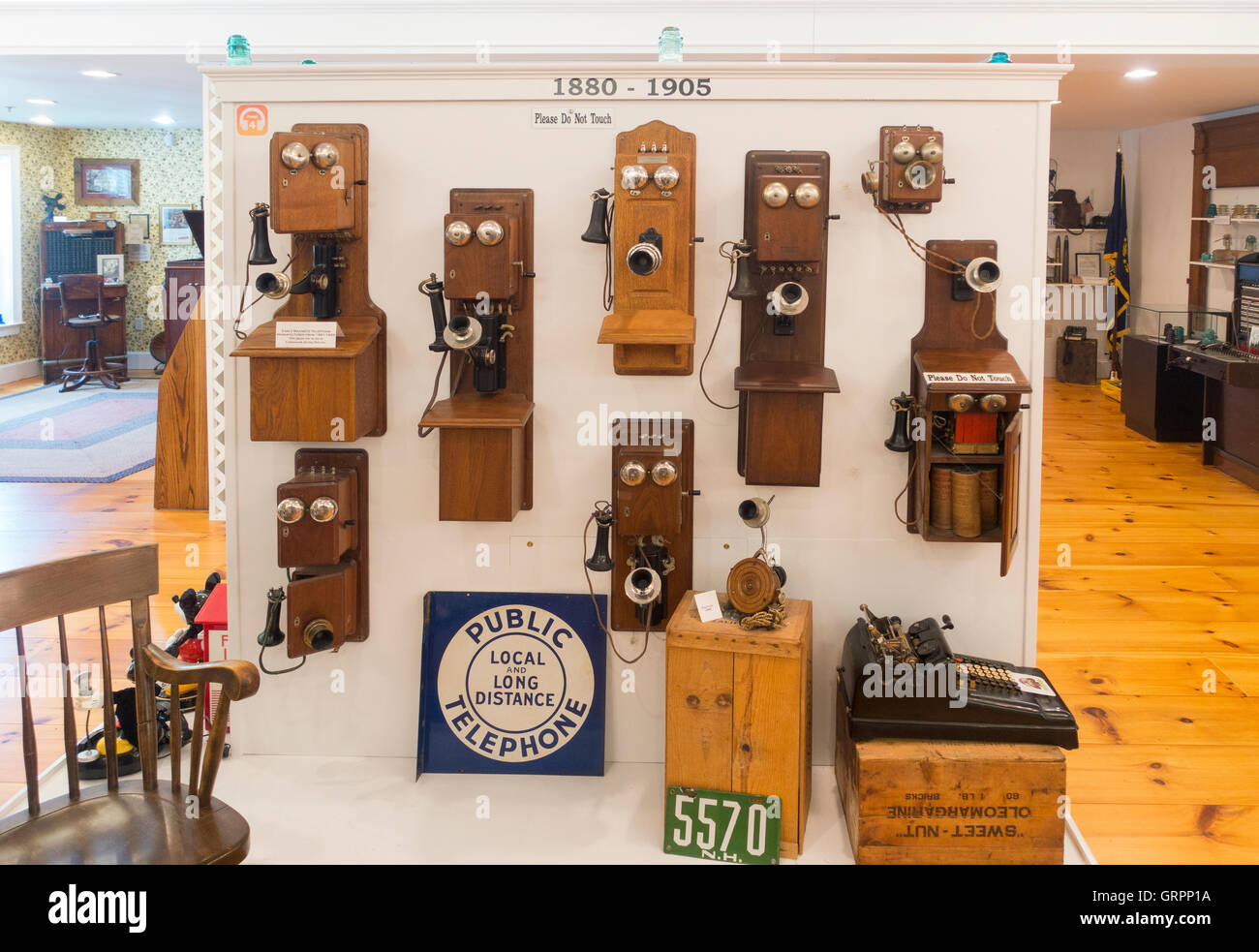 New Hampshire Telephone museum in Warner NH Stock Photo Alamy