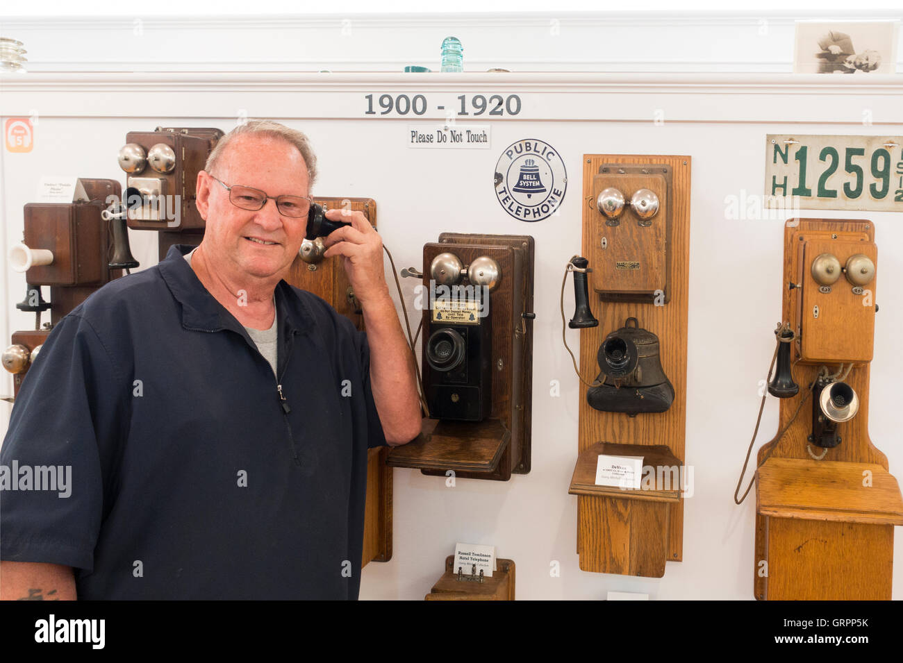 New Hampshire Telephone museum in Warner NH Stock Photo Alamy