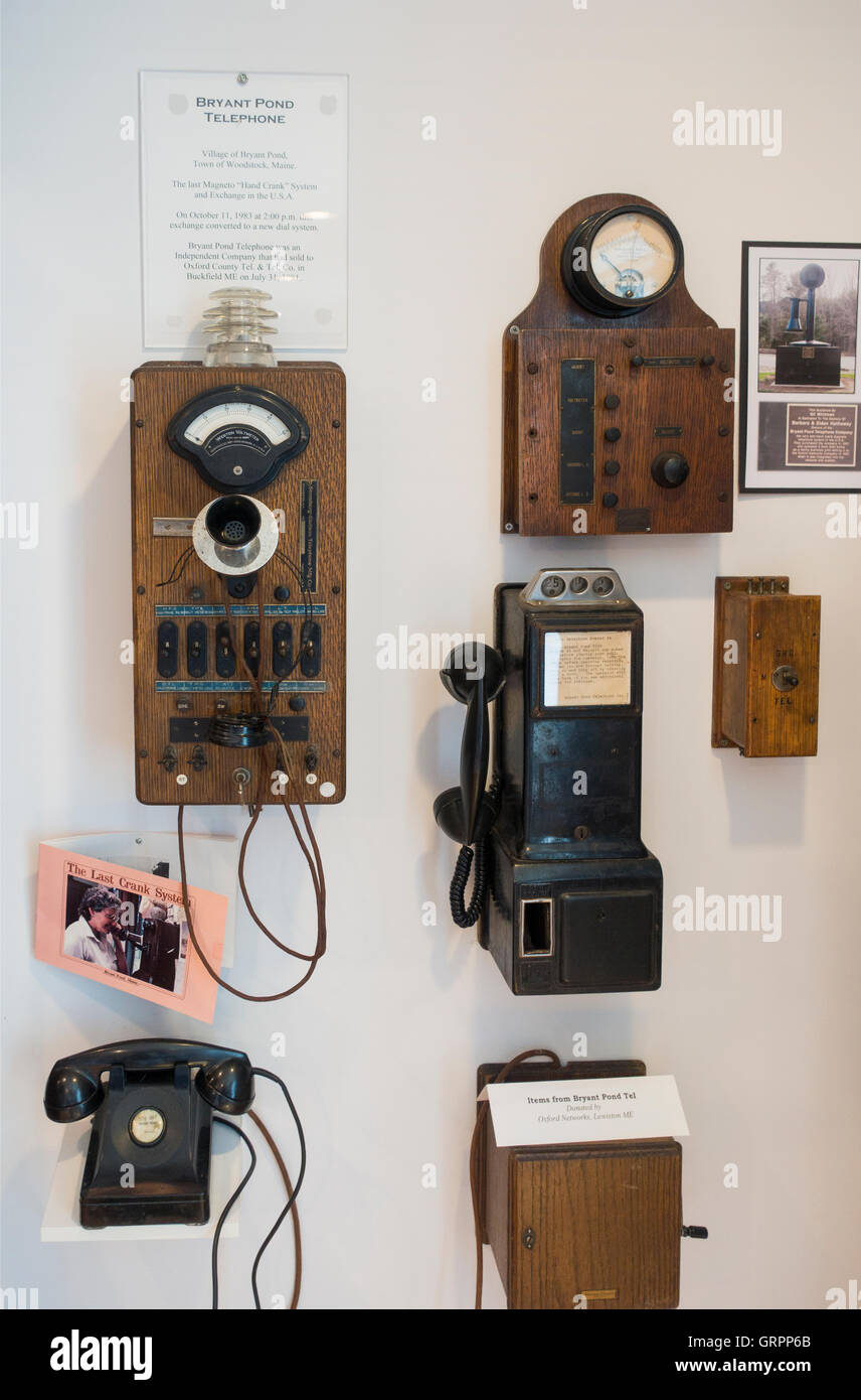 New Hampshire Telephone museum in Warner NH Stock Photo Alamy
