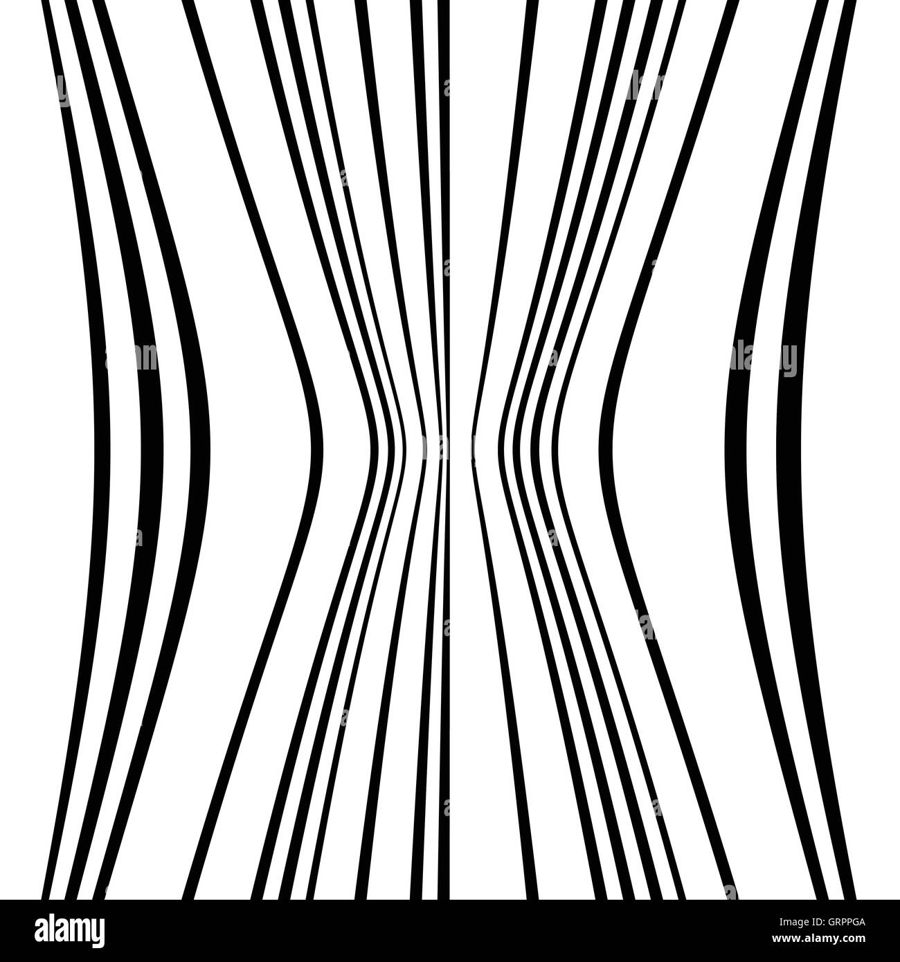 Geometeric Distortion Pattern Geometric lines pattern with distortion. abstract non-figural ...