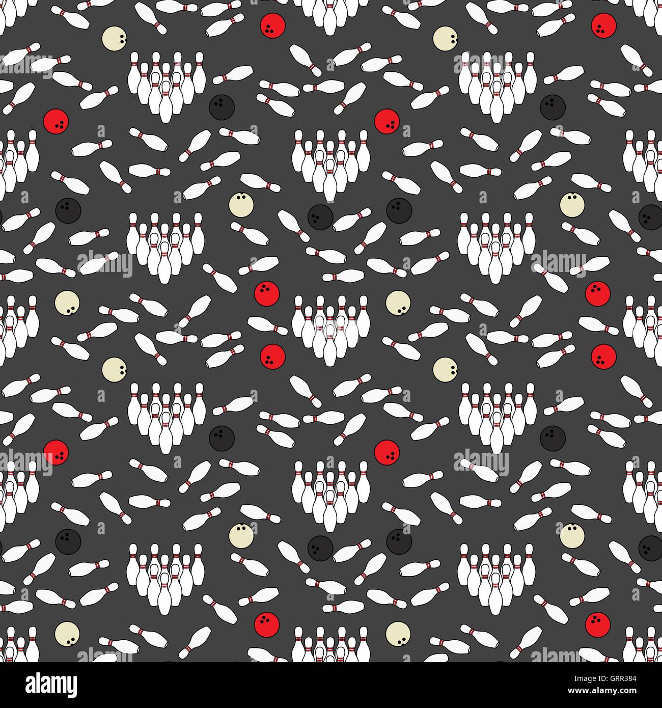 Bowling balls pins Stock Vector Images - Alamy