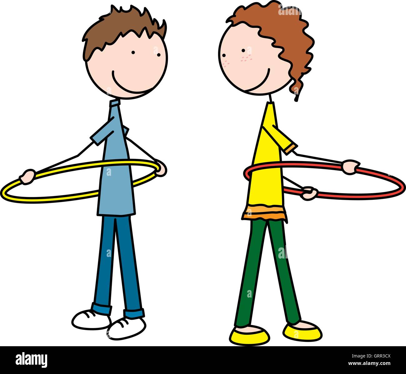 Happy kids playing Stock Vector Image & Art - Alamy