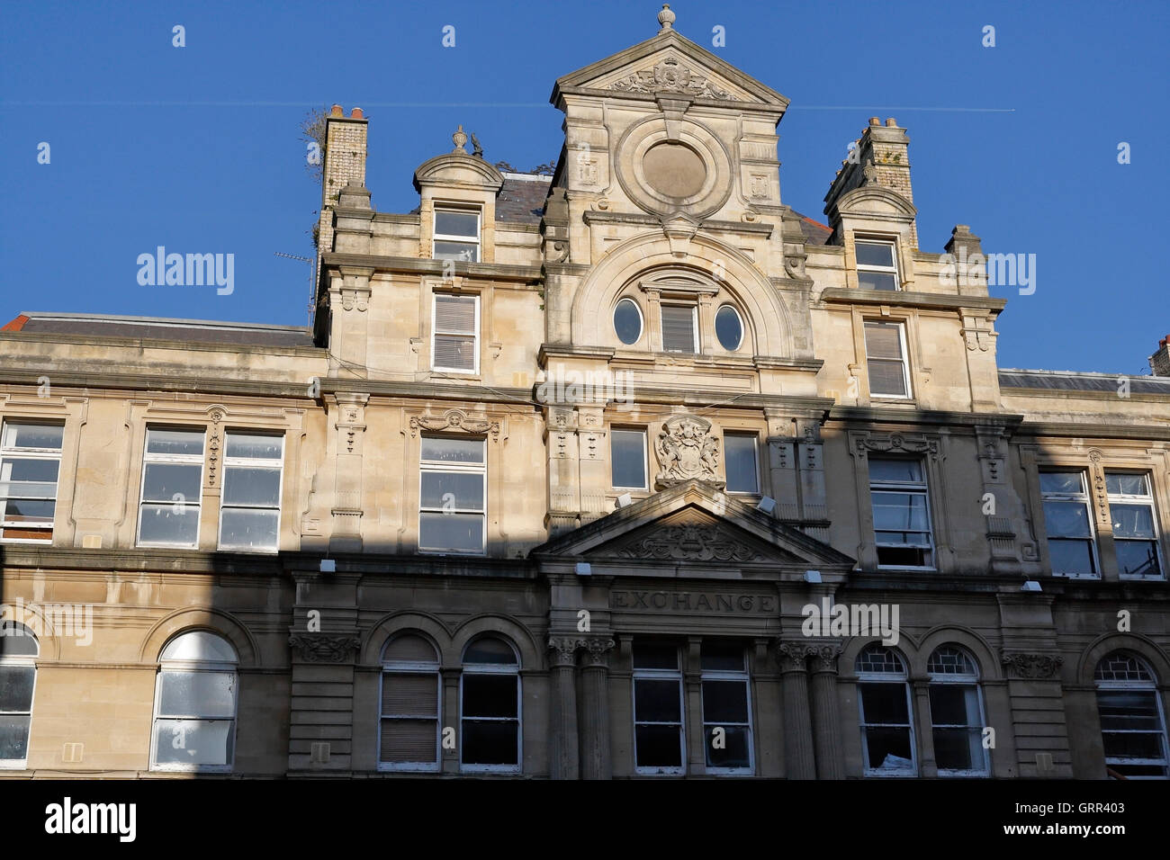 The Coal Exchange building in Cardiff Bay Wales Stock Photo Alamy