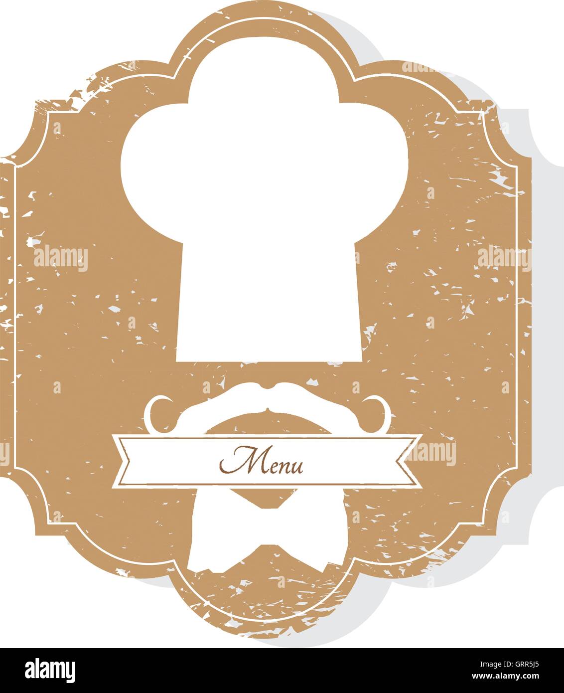 Isolated retro menu label design, Vector illustration Stock Vector ...