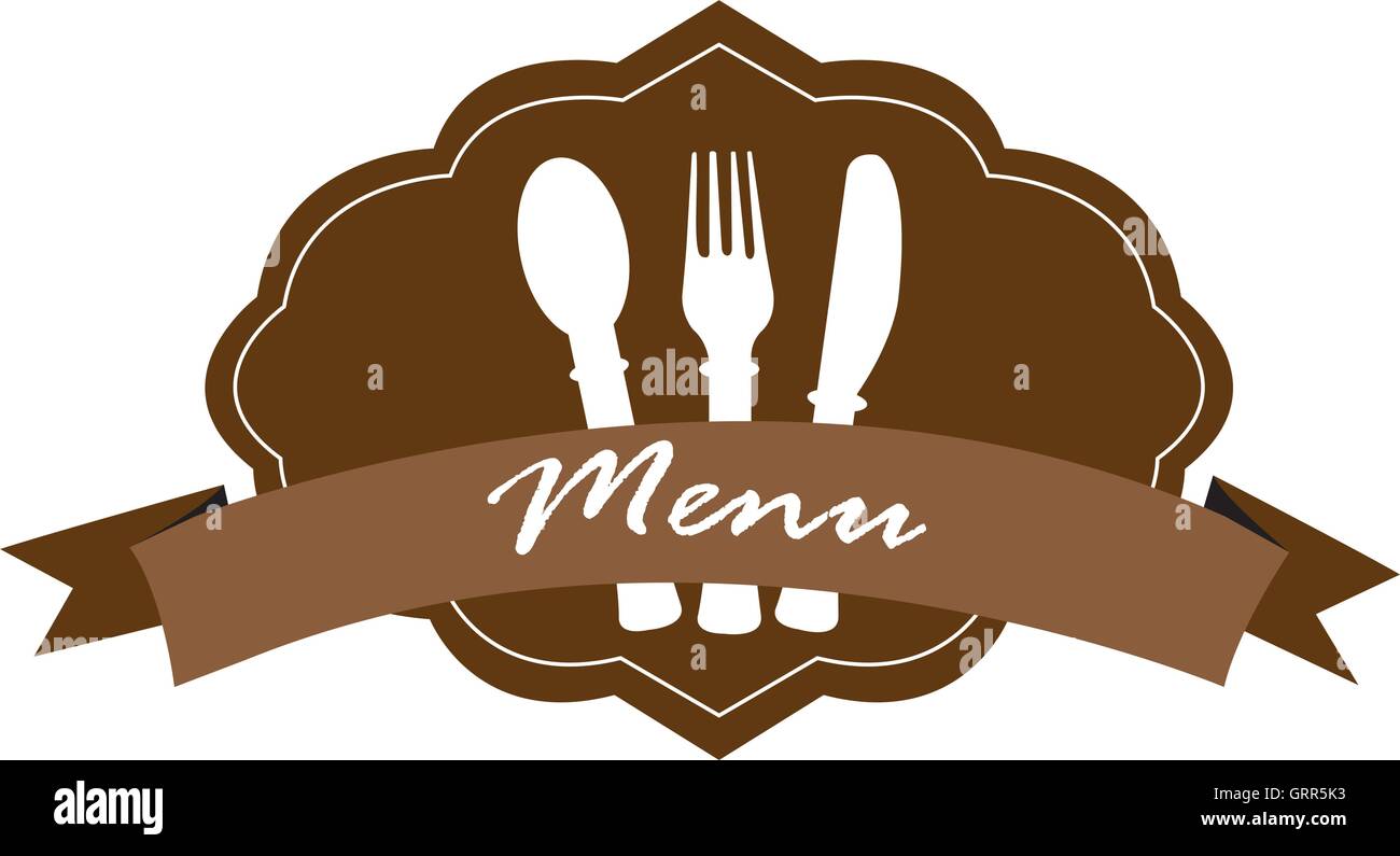 Isolated vintage menu label design, Vector illustration Stock Vector ...
