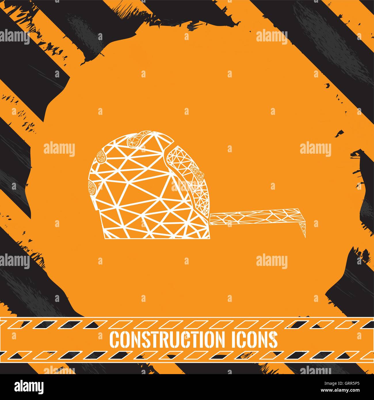 Isolated abstract construction icon, Vector illustration Stock Vector ...