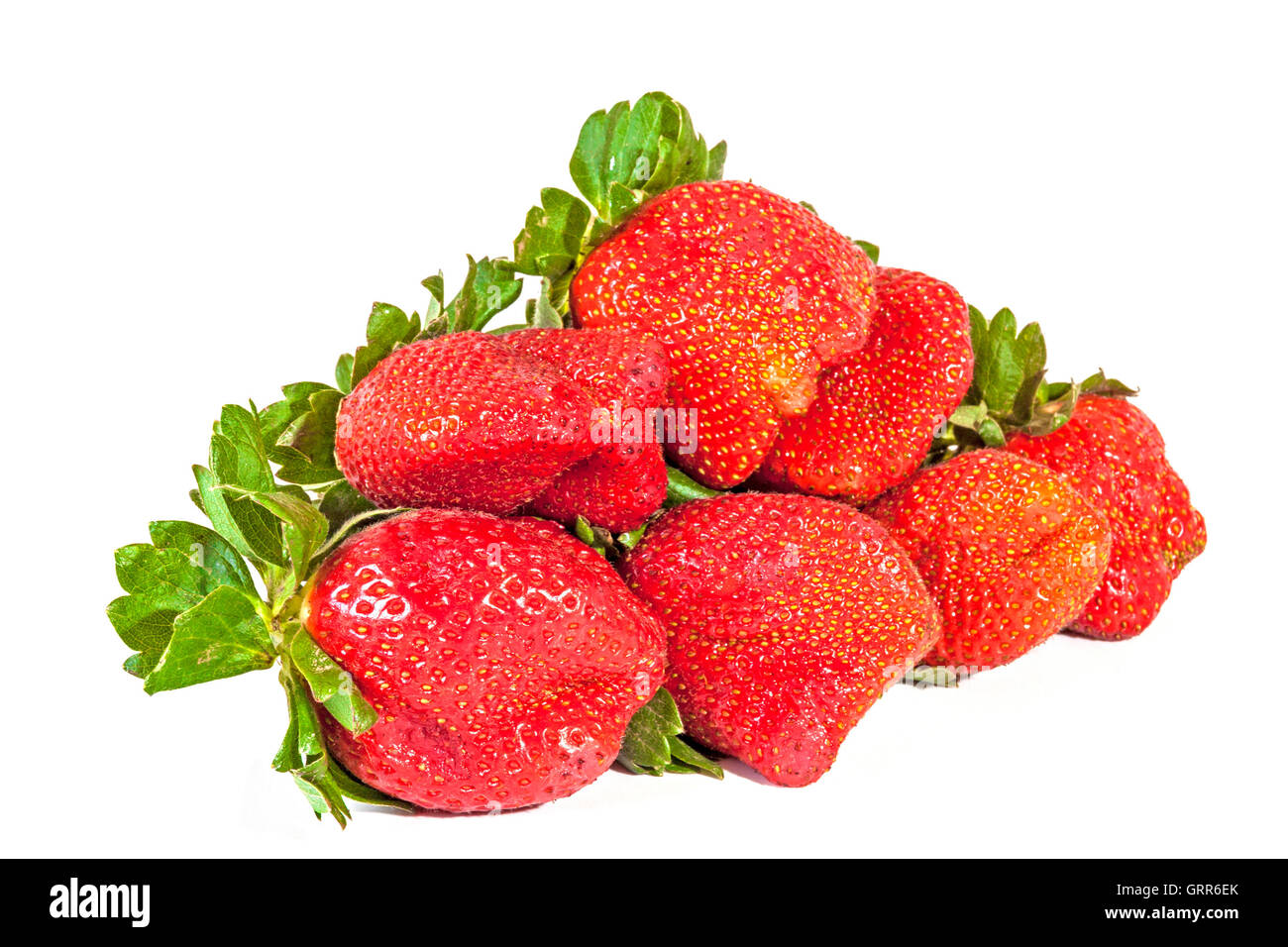 Food fresh seven strawberries hi-res stock photography and images - Alamy