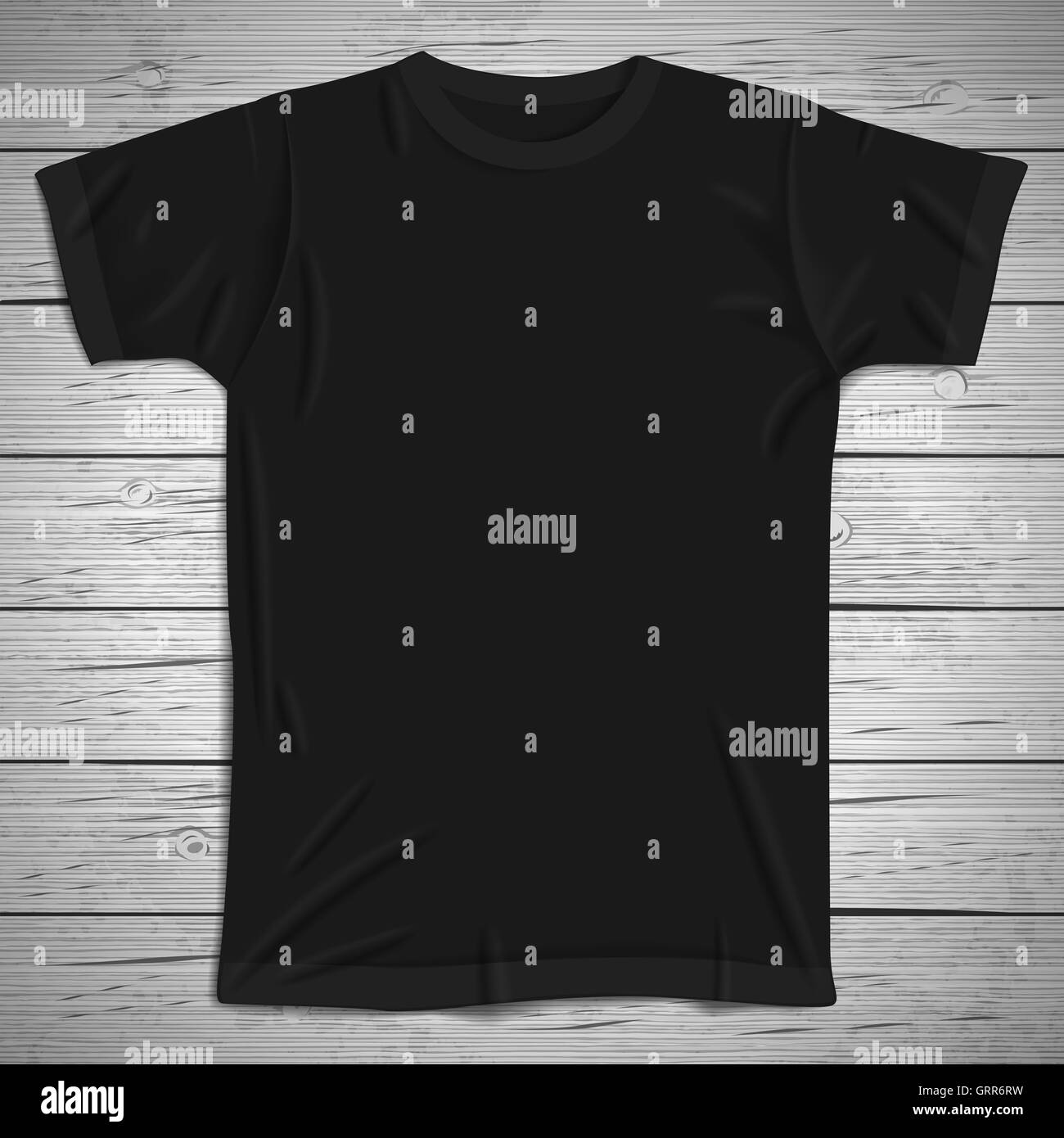 Vintage background with blank t-shirt Stock Photo - Alamy